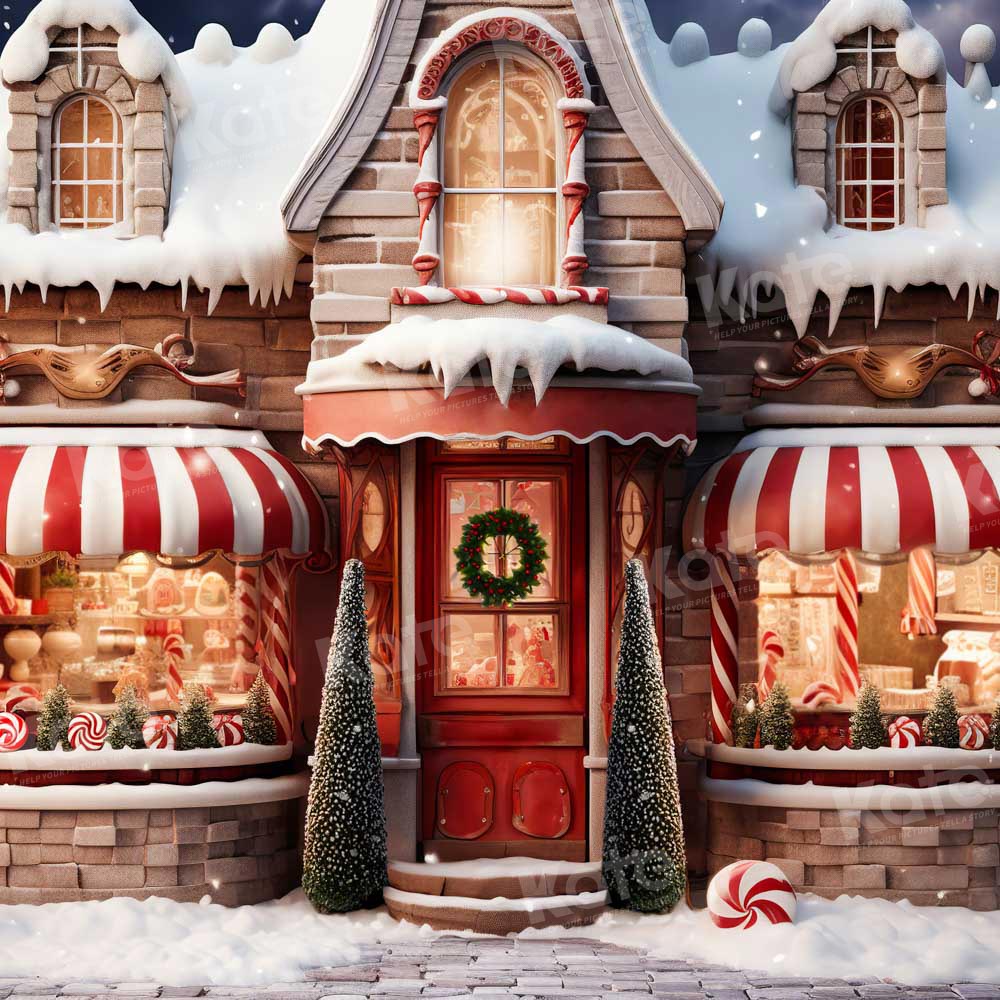 Kate Christmas Store Candy Backdrop Designed by Emetselch - Image 2