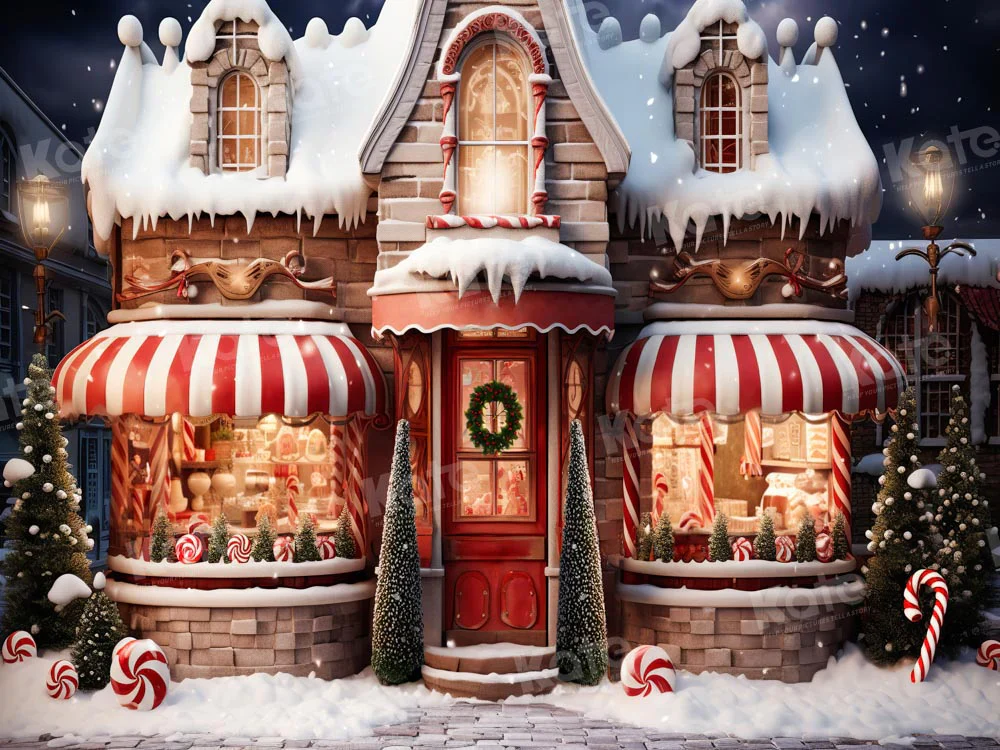 Kate Christmas Store Candy Backdrop Designed by Emetselch - Image 3