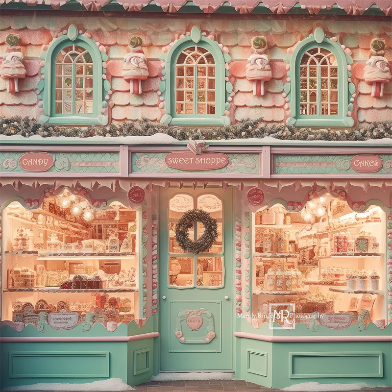 Kate Christmas Sweet Shop Backdrop Designed by Mandy Ringe Photography - Image 4