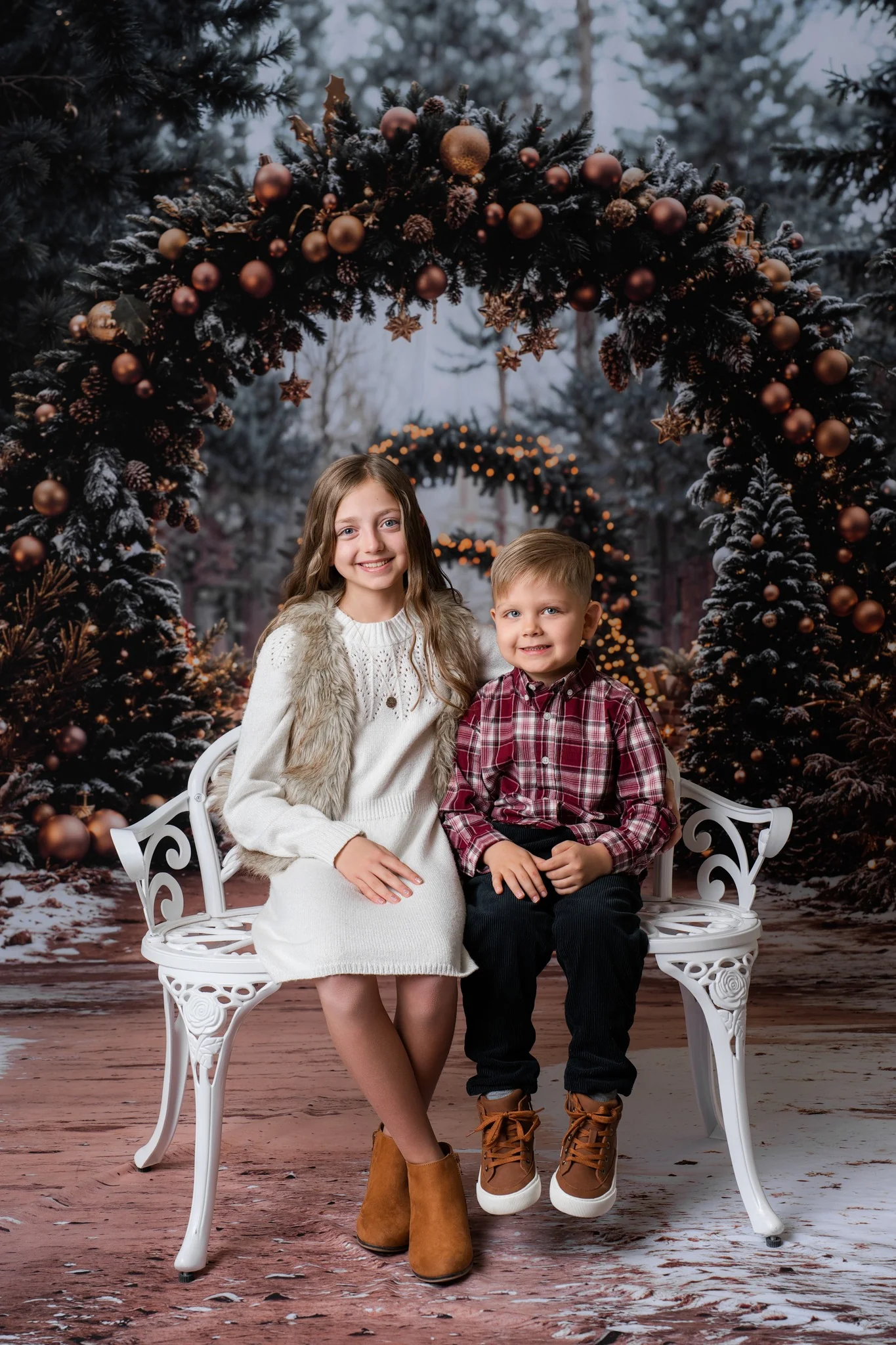 Kate Christmas Tree Archway Forest Backdrop Designed by Emetselch - Image 7
