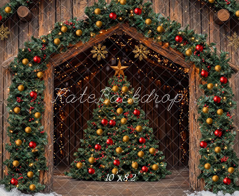 Kate Christmas Tree Barn Wooden Arch Backdrop Designed by Mini MakeBelieve - Image 5