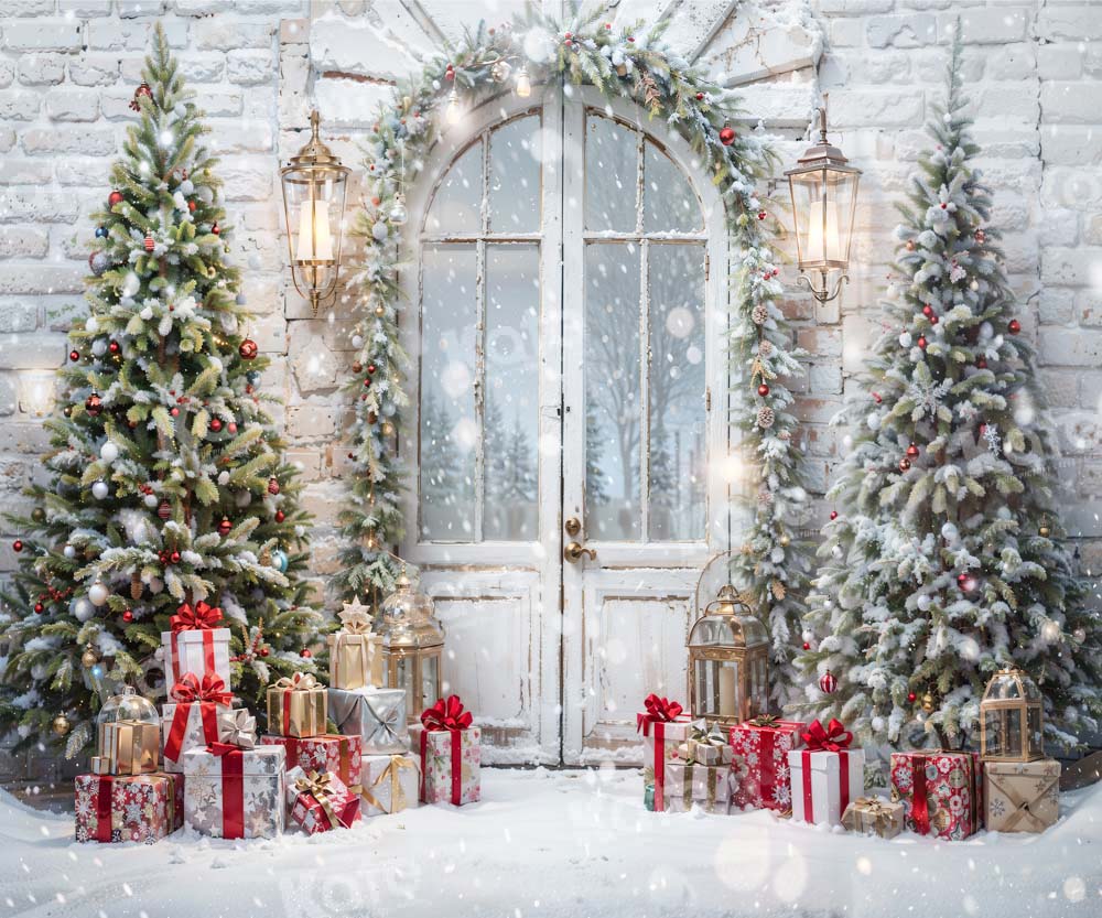 Kate Christmas Tree Gift Door Backdrop Designed by Emetselch - Image 12