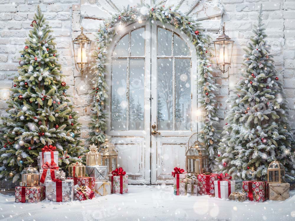 Kate Christmas Tree Gift Door Backdrop Designed by Emetselch - Image 13