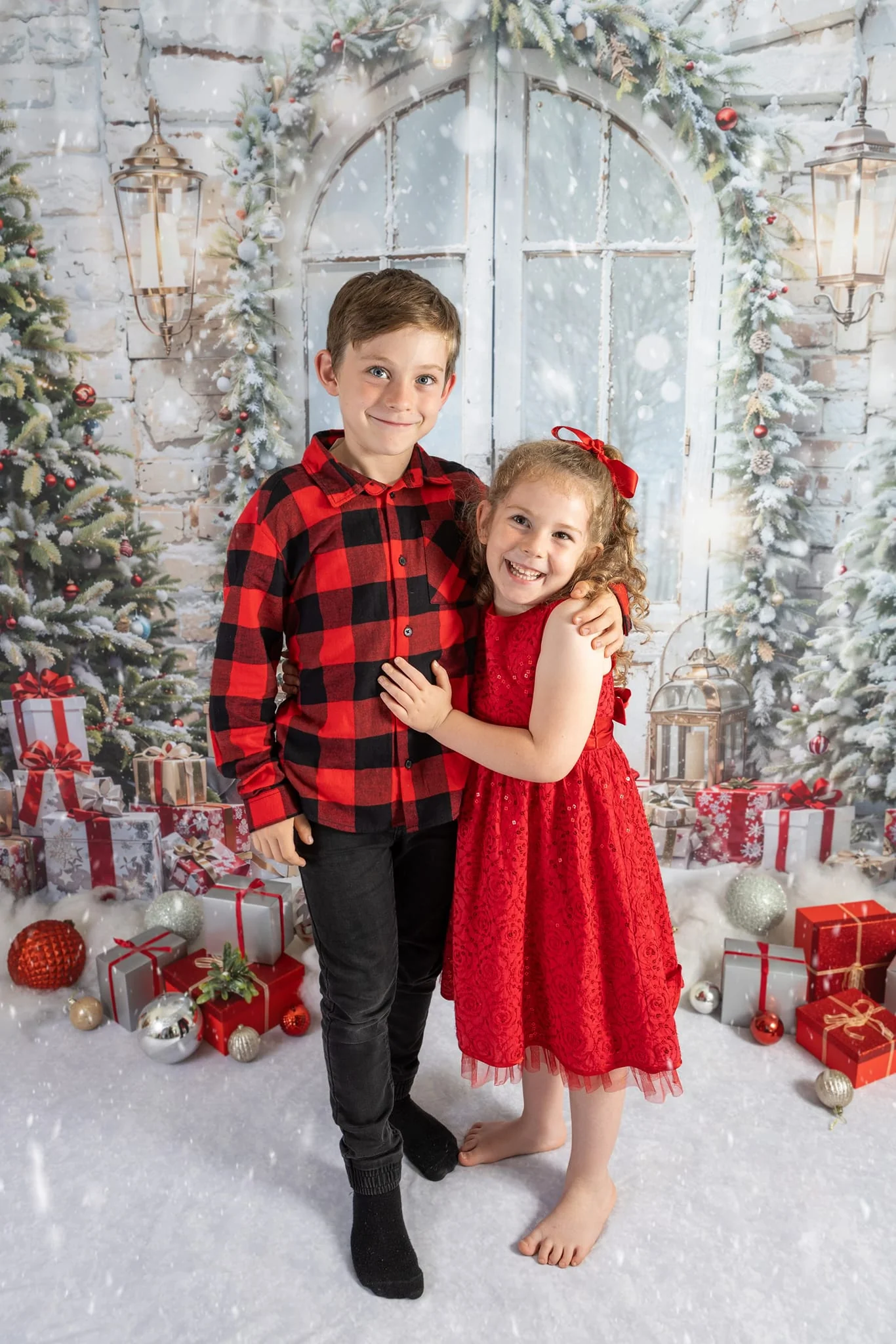Kate Christmas Tree Gift Door Backdrop Designed by Emetselch - Image 8