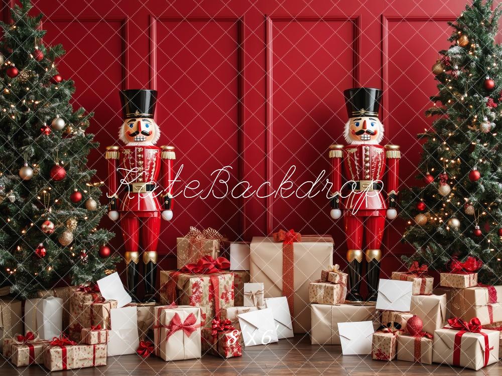 Kate Christmas Tree Nutcracker Gifts Backdrop Designed by Patty Robert - Image 3