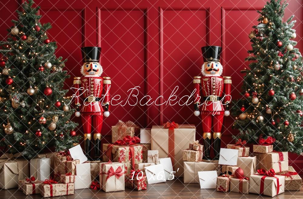 Kate Christmas Tree Nutcracker Gifts Backdrop Designed by Patty Robert - Image 4