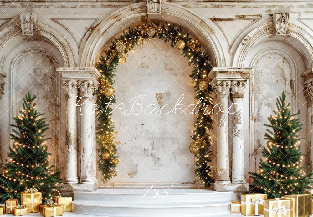 Kate Christmas Tree Vintage Arch Backdrop Designed by Patty Robert - Image 2