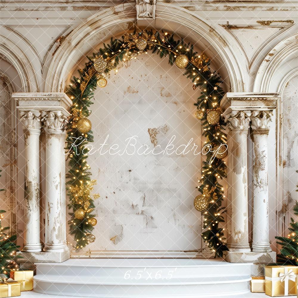 Kate Christmas Tree Vintage Arch Backdrop Designed by Patty Robert - Image 3
