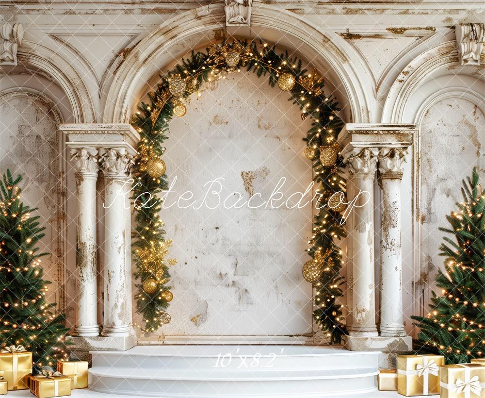 Kate Christmas Tree Vintage Arch Backdrop Designed by Patty Robert - Image 5