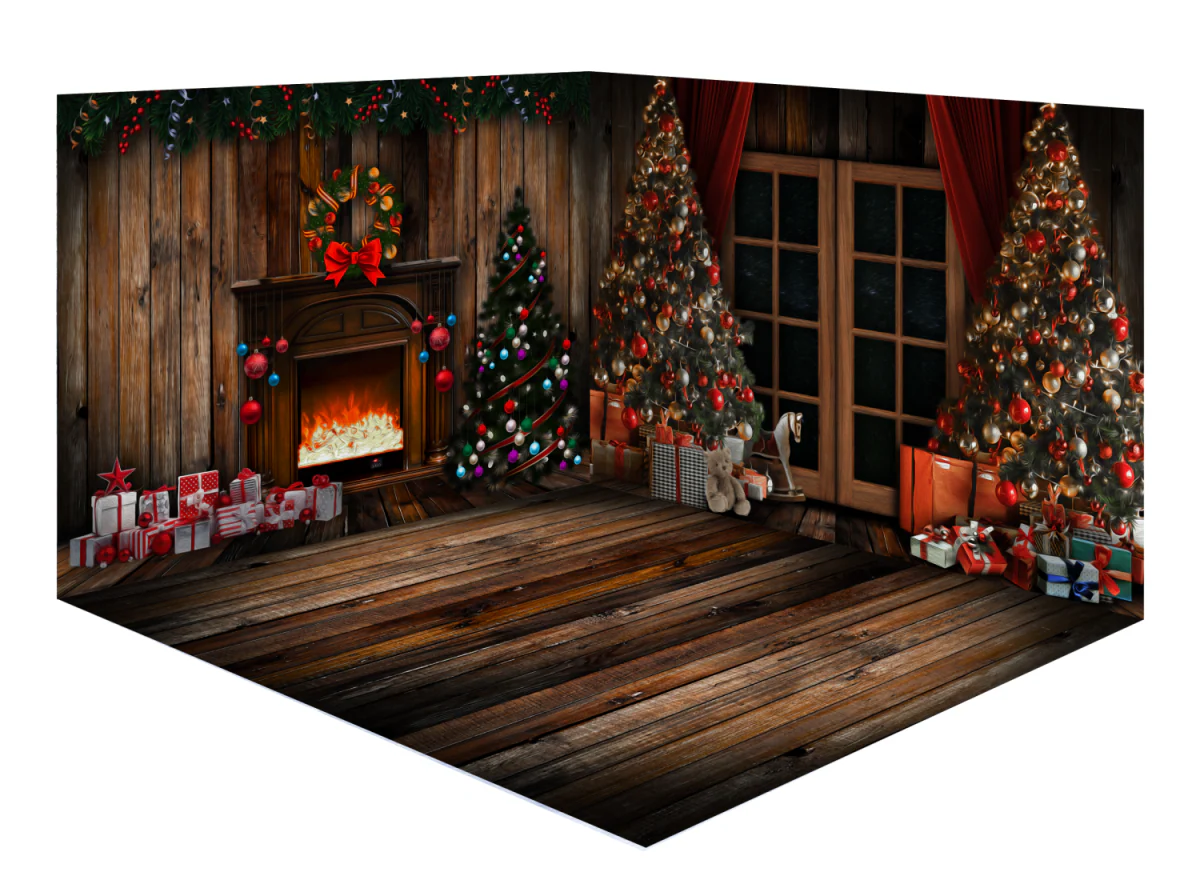 Kate Christmas Tree Window&Fireplace Room Set - Image 2