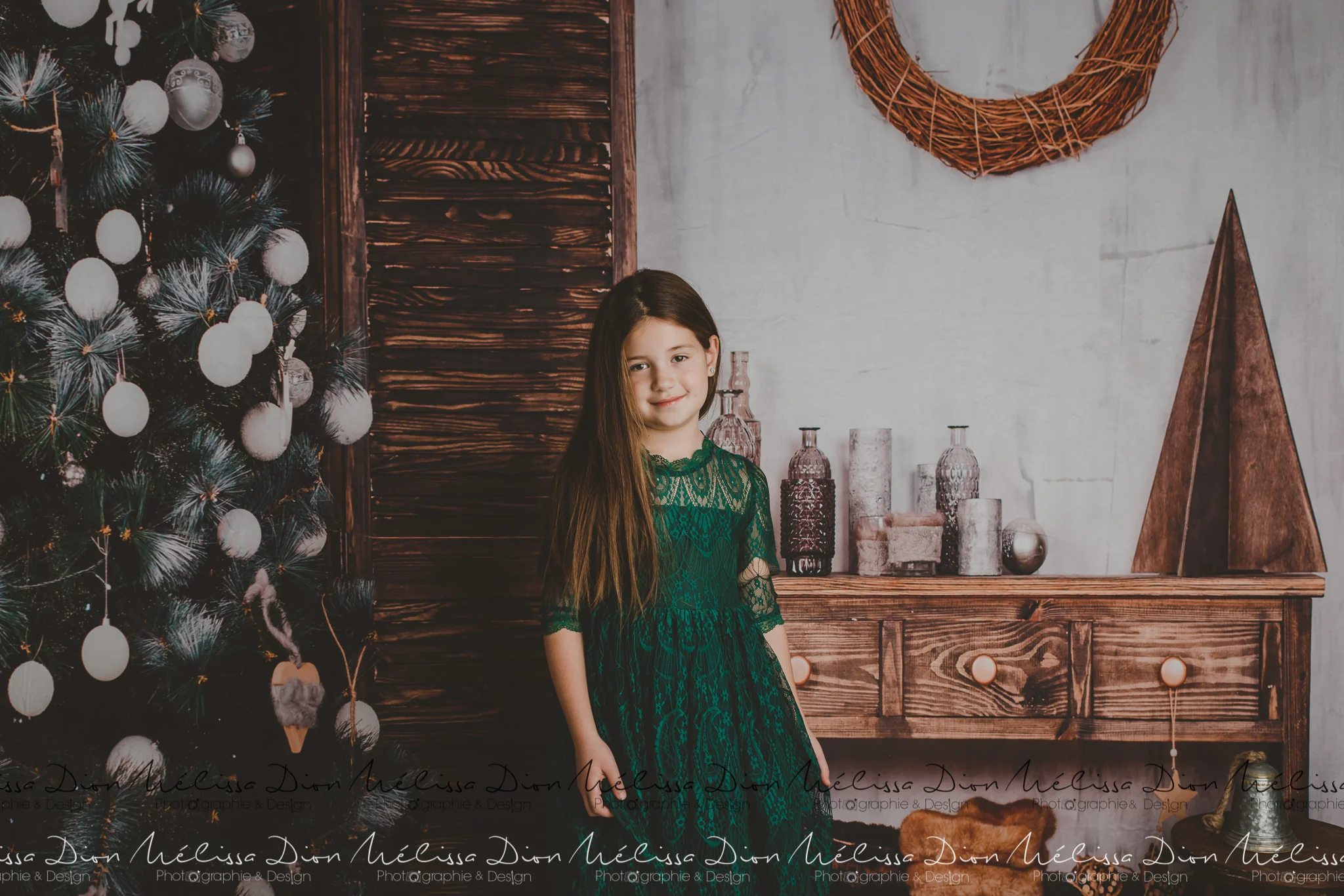 Kate Christmas Tree Wooden Furniture Backdrops for Photography - Image 3