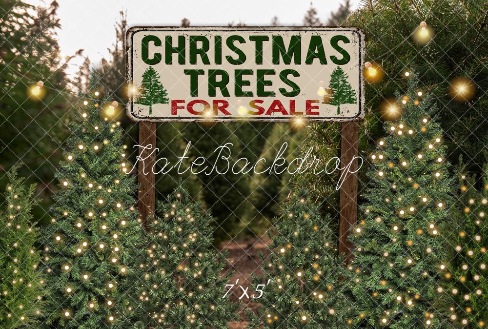 Kate Christmas Trees Backdrop for Photography Designed By JS Photography - Image 2