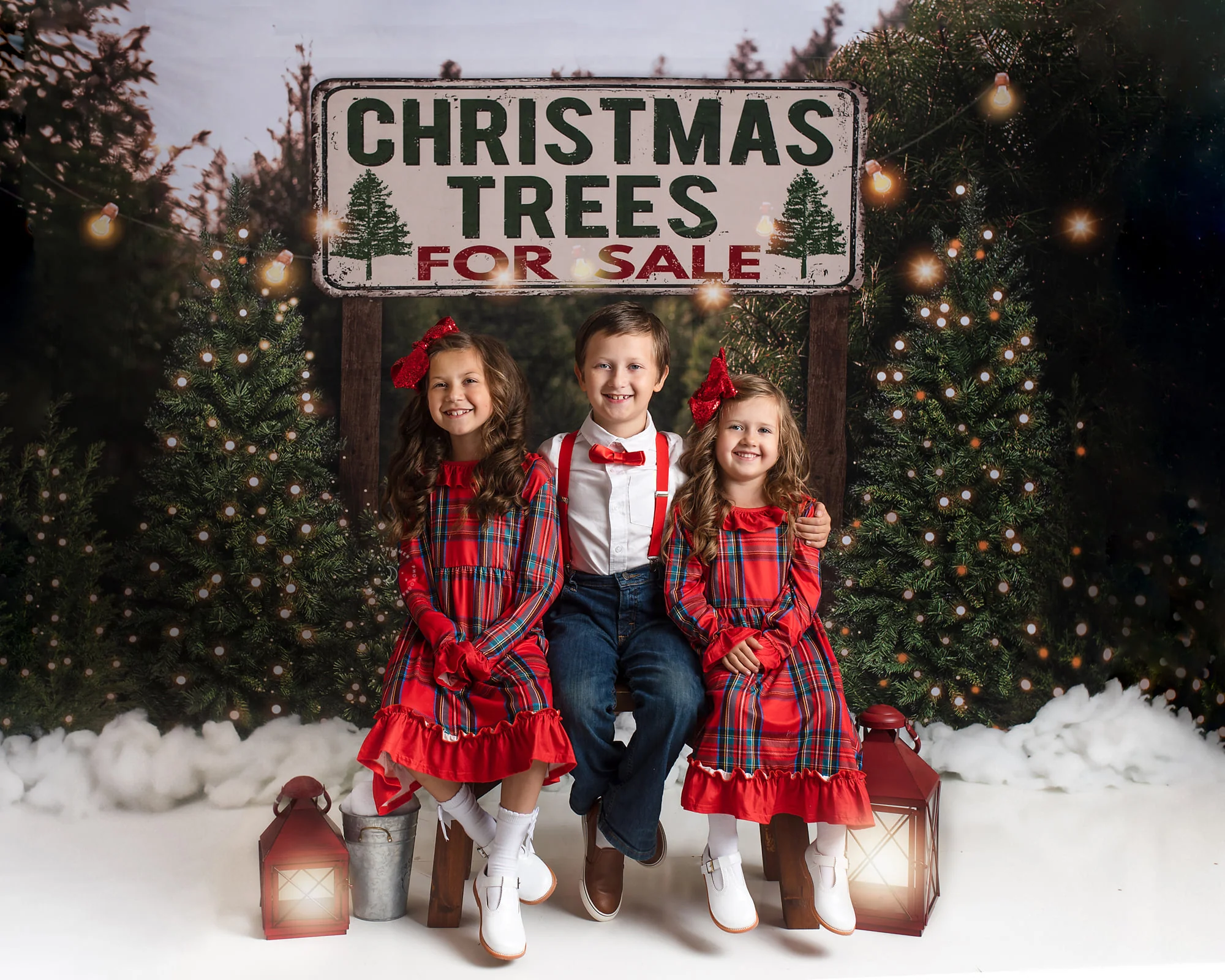 Kate Christmas Trees Backdrop for Photography Designed By JS Photography - Image 7