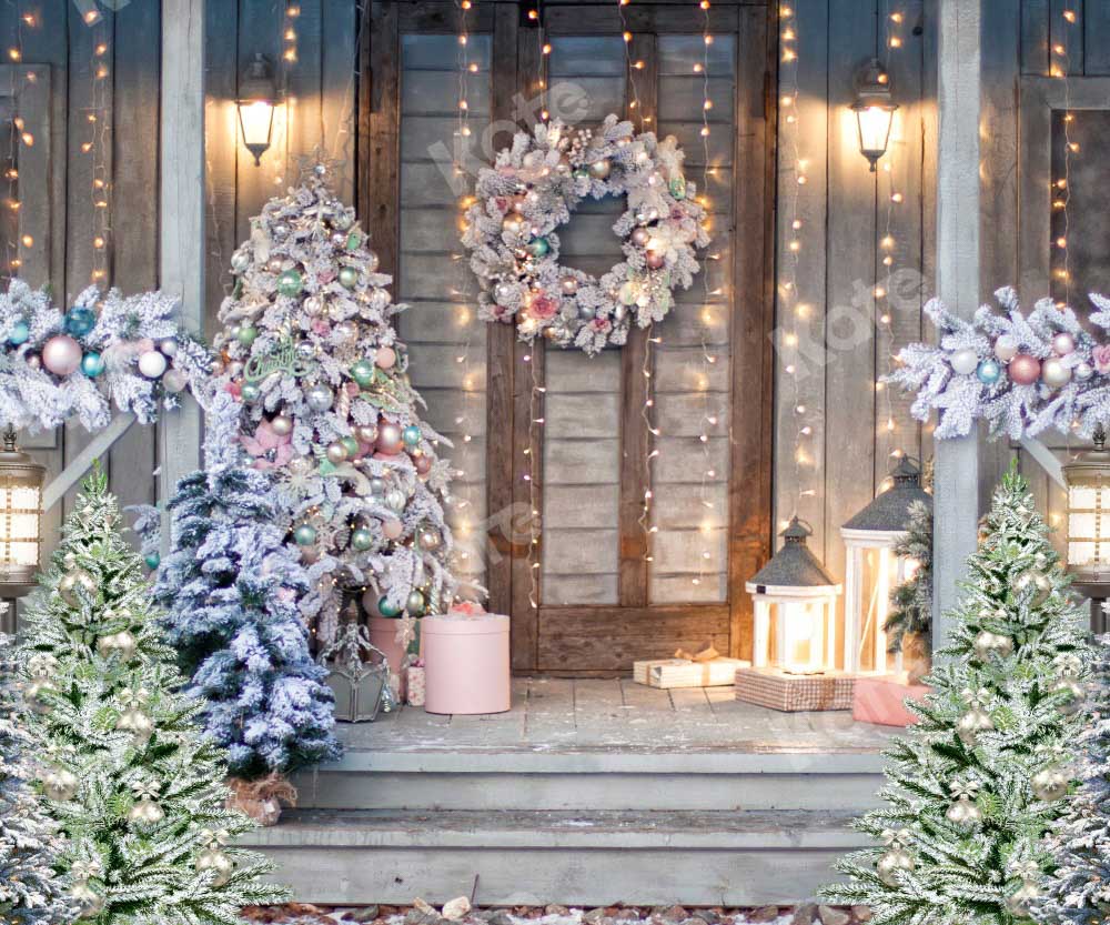 Kate Christmas Trees Door Backdrop Designed by Chain Photography - Image 8