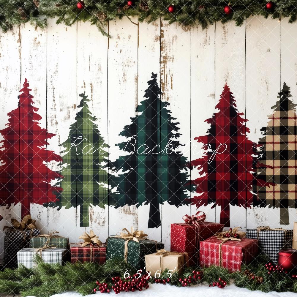 Kate Christmas Trees Gifts Backdrop Designed by Patty Robert - Image 2