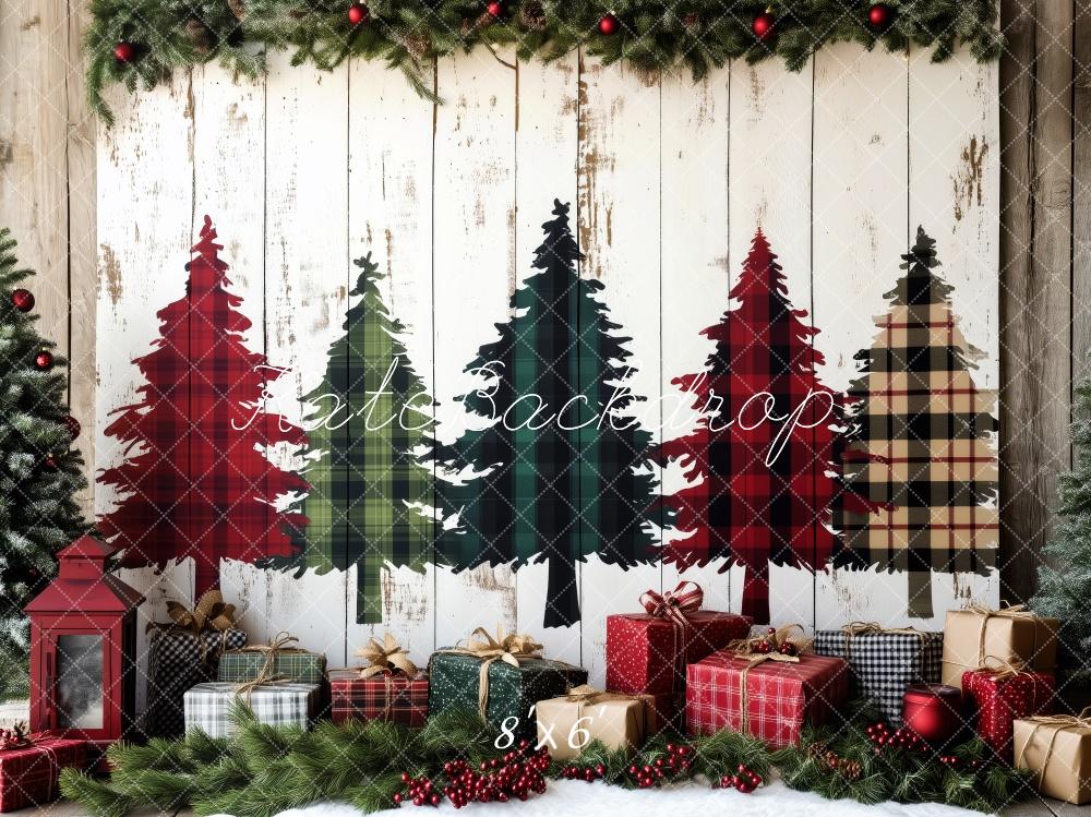 Kate Christmas Trees Gifts Backdrop Designed by Patty Robert - Image 3