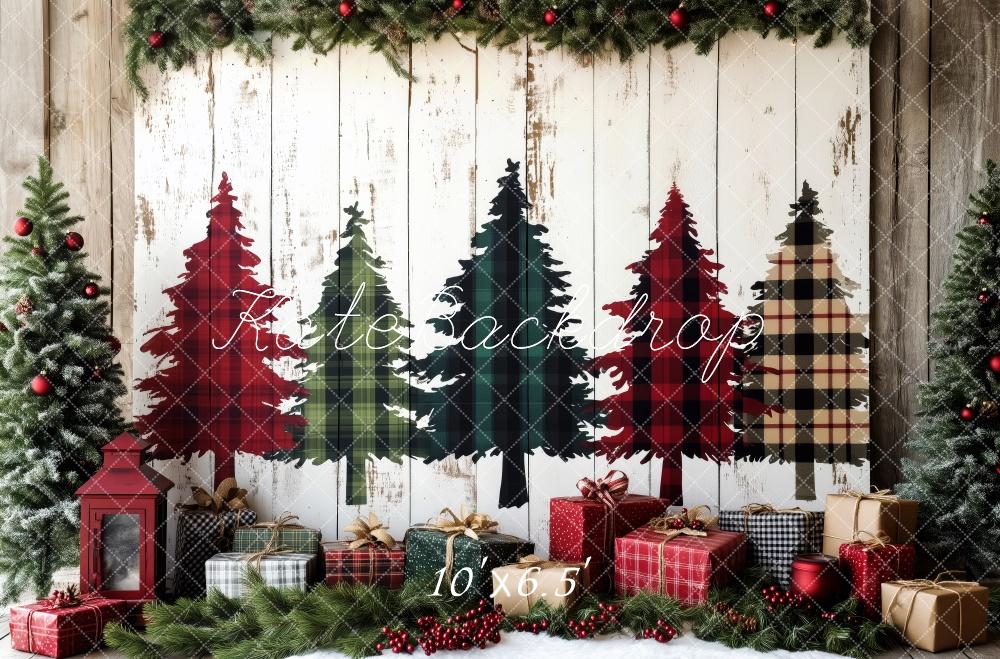 Kate Christmas Trees Gifts Backdrop Designed by Patty Robert - Image 4