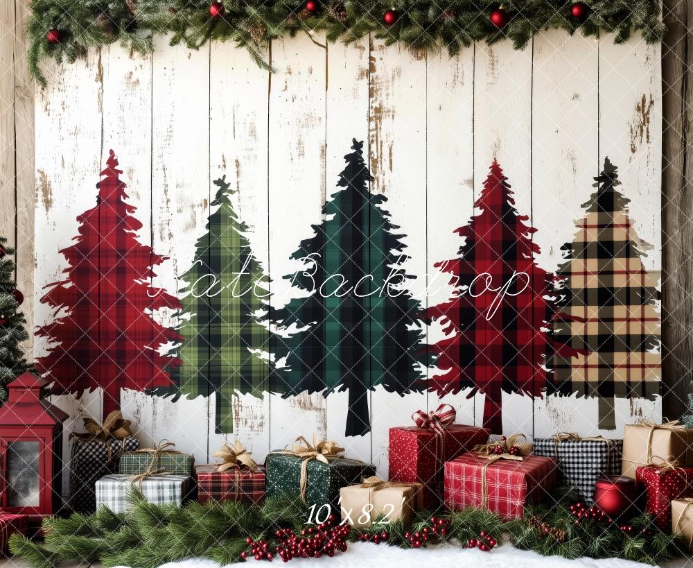 Kate Christmas Trees Gifts Backdrop Designed by Patty Robert - Image 5