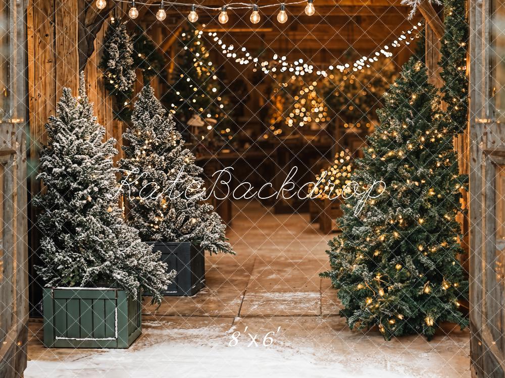 Kate Christmas Trees Shop Lights Backdrop Designed by Emetselch - Image 4