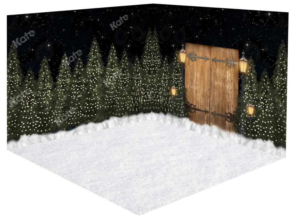 Kate Christmas Trees Snow Winter Room Set