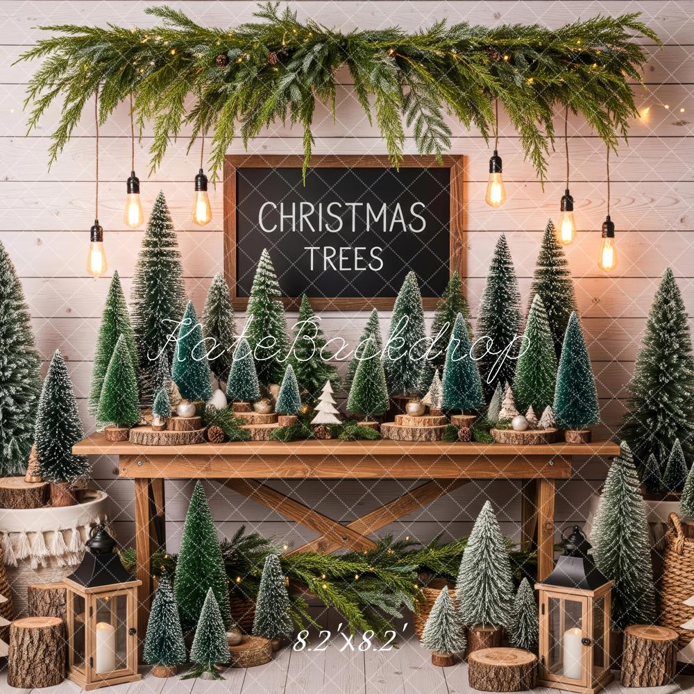 Kate Christmas Trees Table Garland Rustic Backdrop Designed by Patty Robert - Image 5