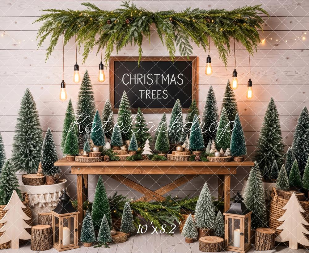 Kate Christmas Trees Table Garland Rustic Backdrop Designed by Patty Robert - Image 6