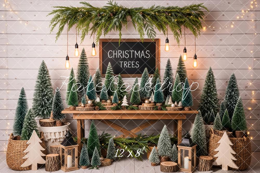 Kate Christmas Trees Table Garland Rustic Backdrop Designed by Patty Robert - Image 8