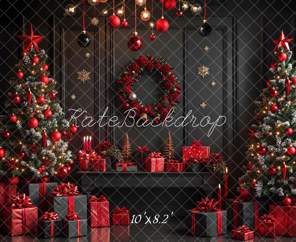 Kate Christmas Trees Wreath Presents Backdrop Designed by Mini MakeBelieve - Image 6