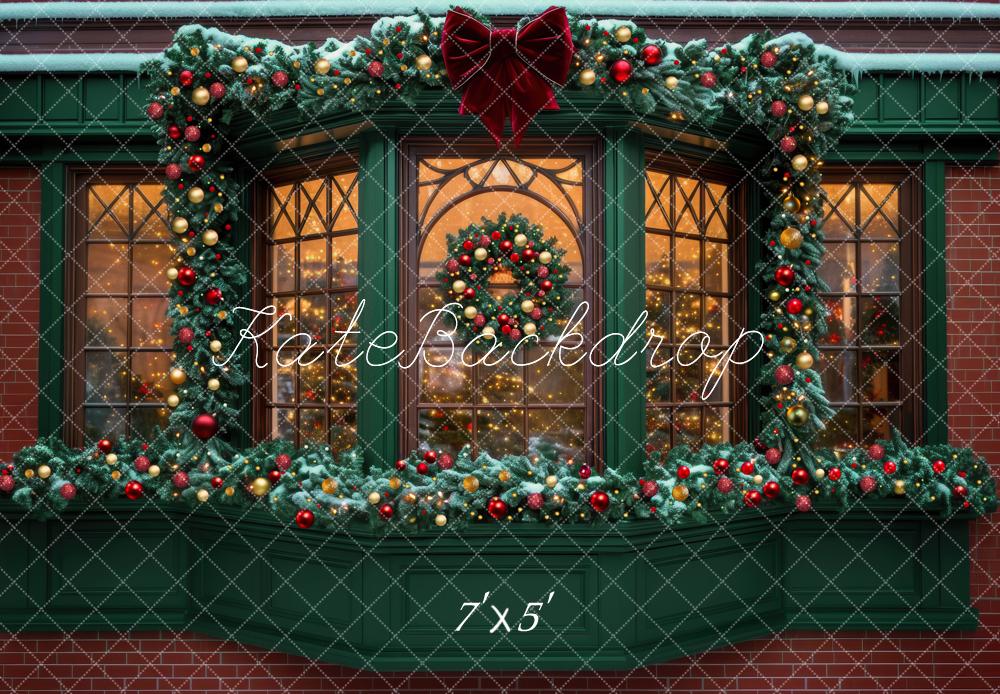 Kate Christmas Tudor Window Backdrop Designed by Mini MakeBelieve - Image 2
