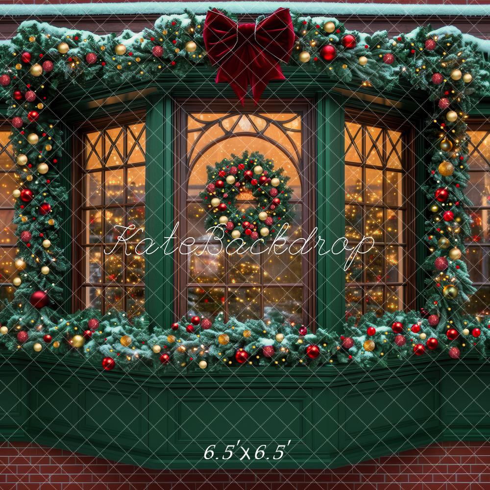 Kate Christmas Tudor Window Backdrop Designed by Mini MakeBelieve - Image 3