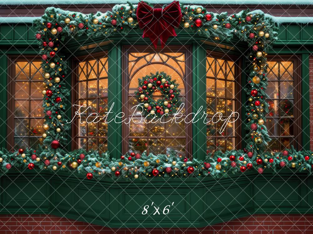Kate Christmas Tudor Window Backdrop Designed by Mini MakeBelieve - Image 4