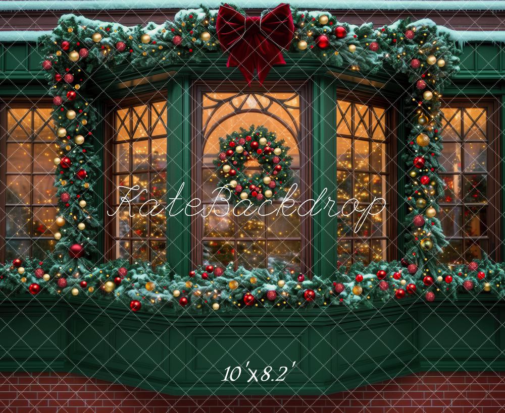 Kate Christmas Tudor Window Backdrop Designed by Mini MakeBelieve - Image 5