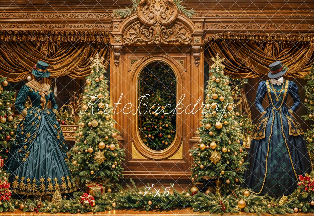 Kate Christmas Victorian Dresses Ornate Backdrop Designed by Emetselch