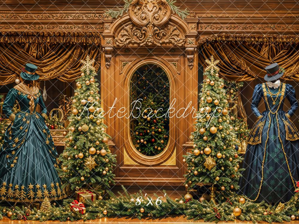 Kate Christmas Victorian Dresses Ornate Backdrop Designed by Emetselch - Image 4