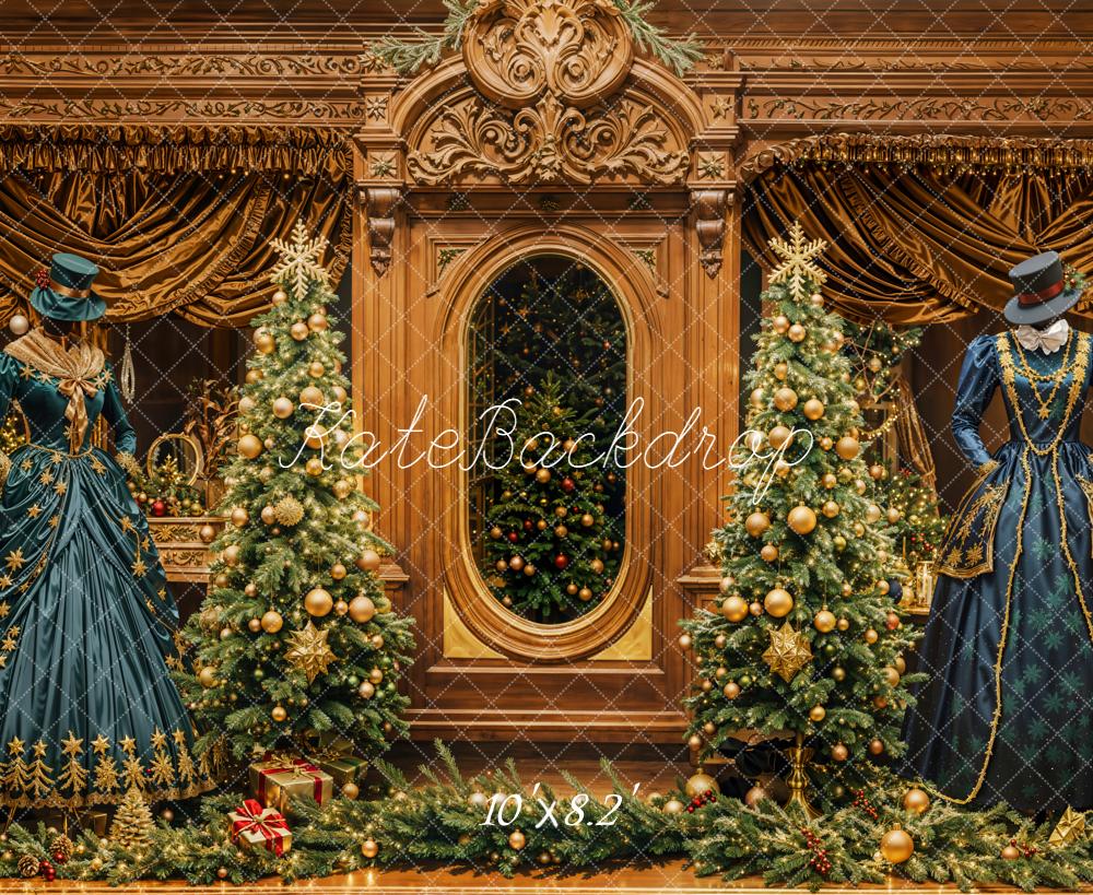 Kate Christmas Victorian Dresses Ornate Backdrop Designed by Emetselch - Image 5