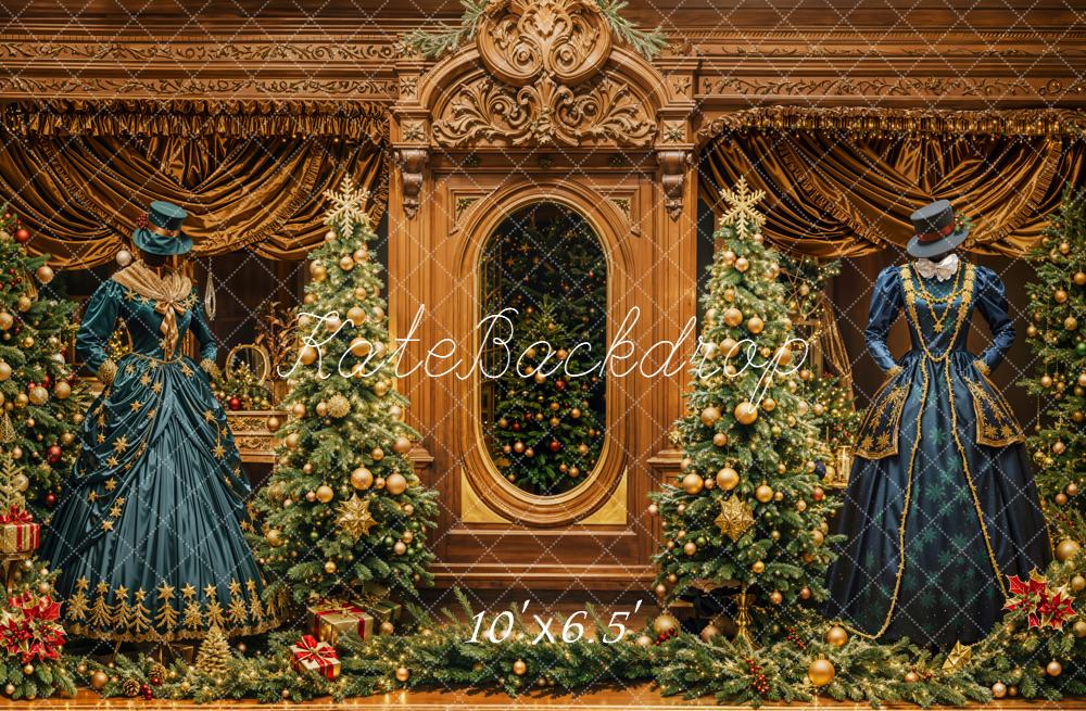 Kate Christmas Victorian Dresses Ornate Backdrop Designed by Emetselch - Image 7