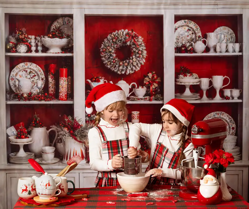 Kate Christmas White Cupboard Backdrop Designed by Chain Photography - Image 6