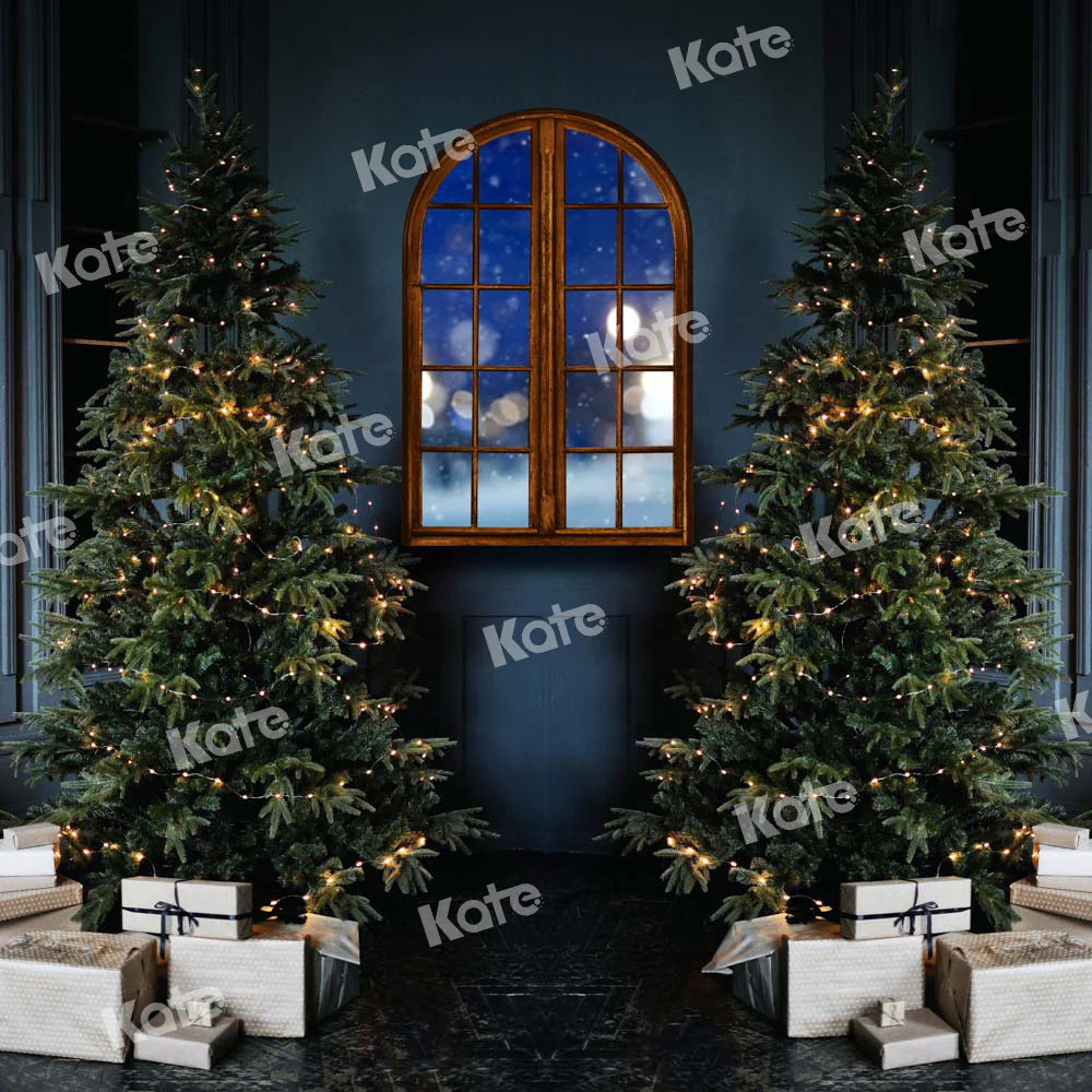 Kate Christmas Window Night Gifts Backdrop Designed by Chain Photography - Image 2