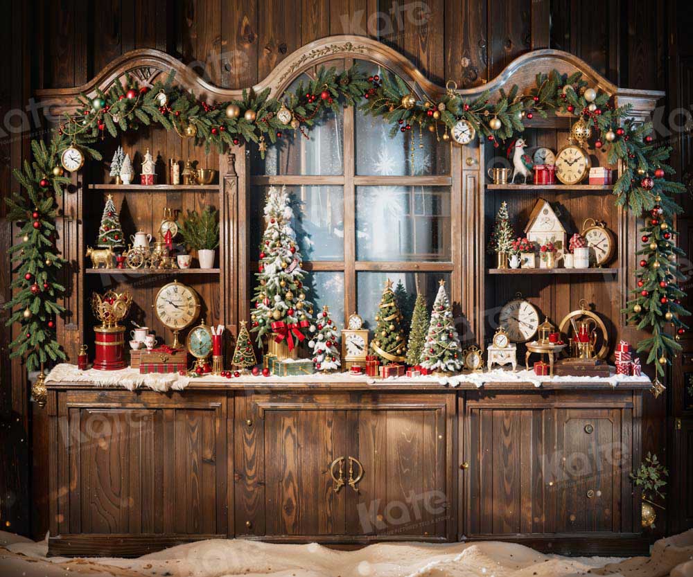 Kate Wood Christmas Kitchen Backdrop Designed by Emetselch - Image 5