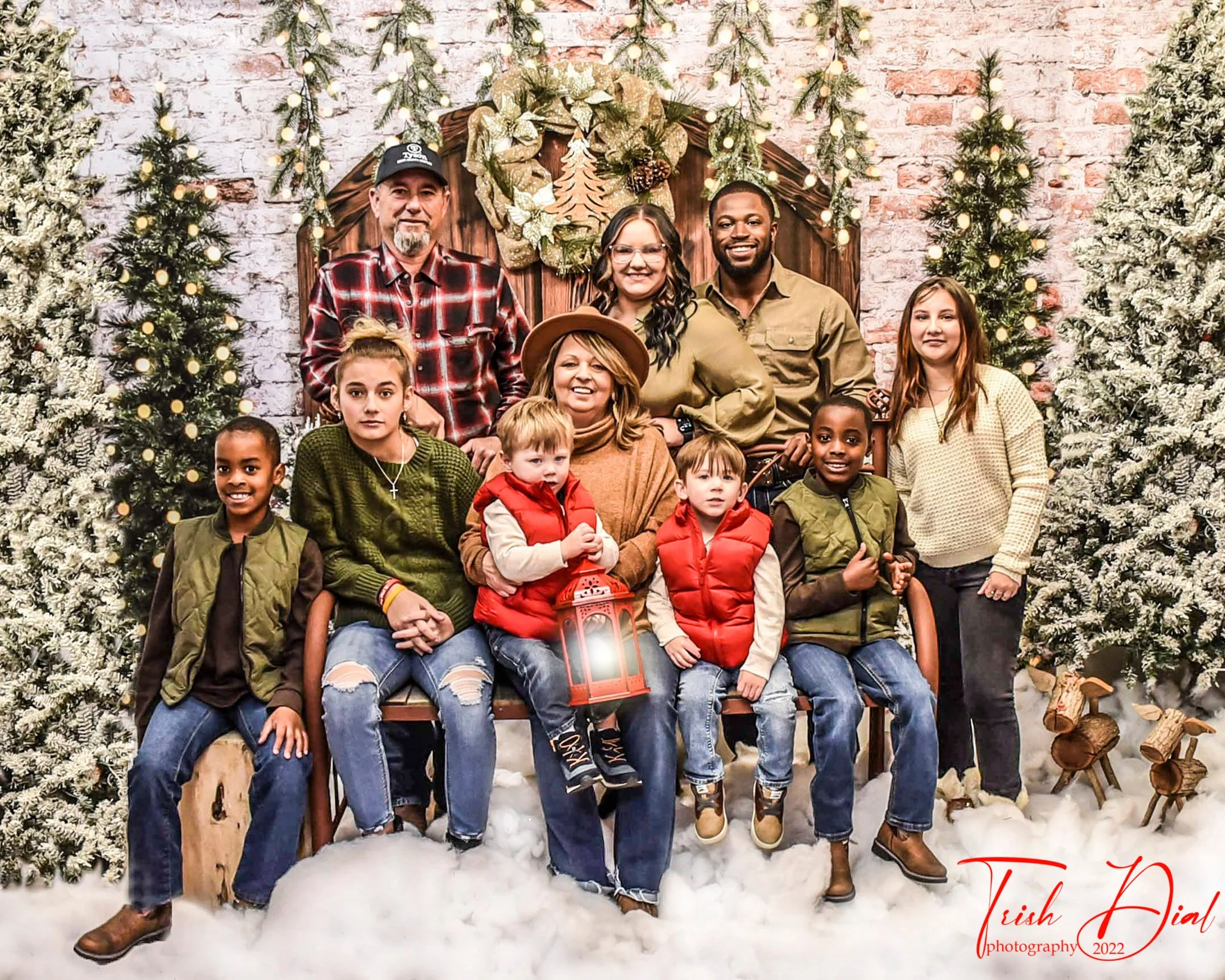 Kate Christmas Wooden Barn Door Backdrop Designed by Emetselch - Image 3
