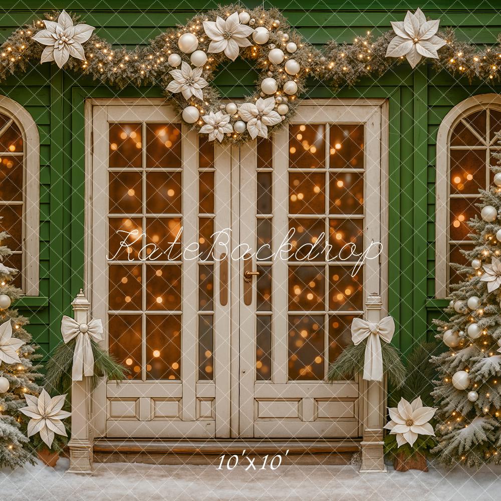 Kate Christmas Wreath Garland Trees Backdrop Designed by Ashley Paul - Image 7
