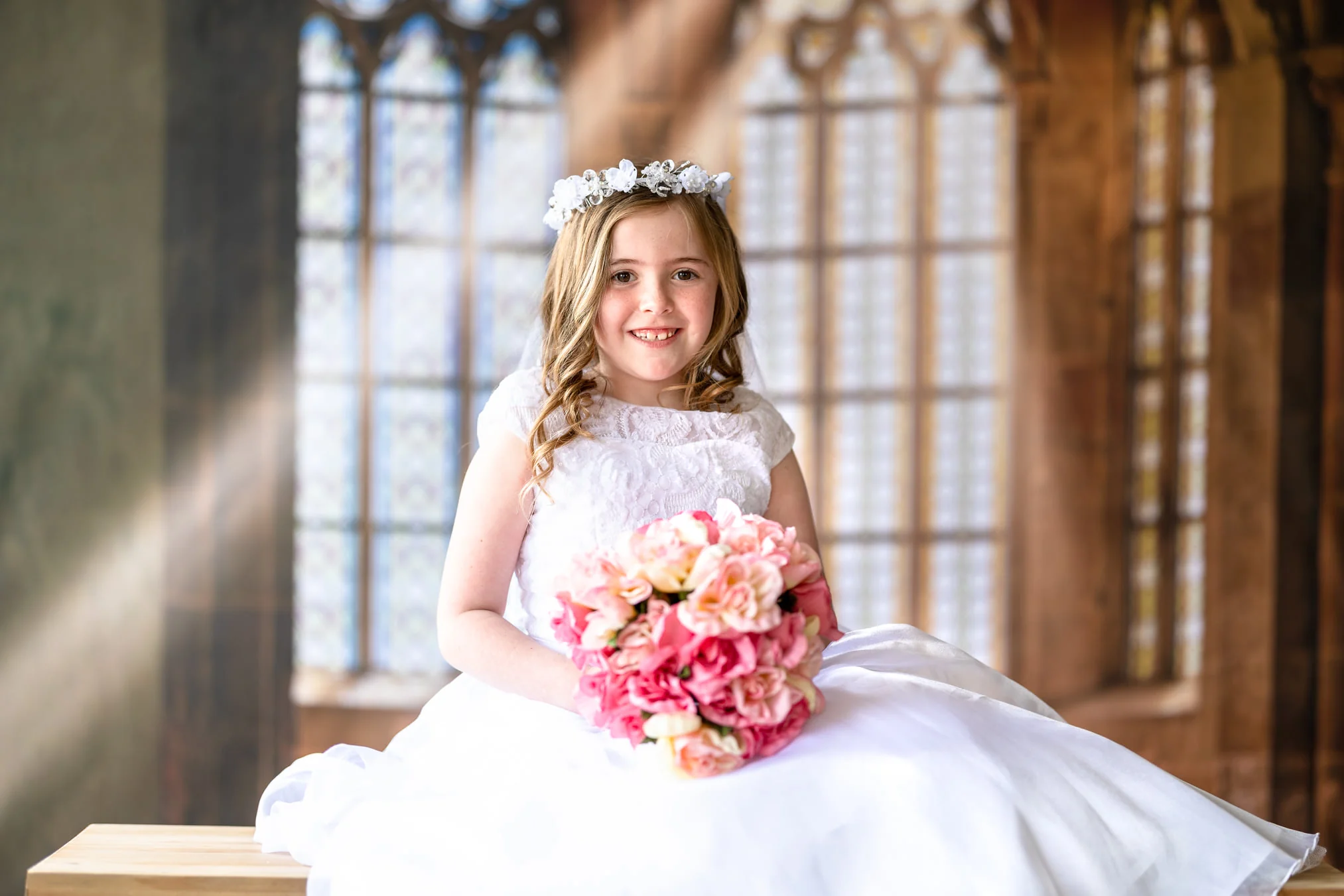 Kate Church Window Sunlight Backdrop Designed by Chain Photography - Image 3