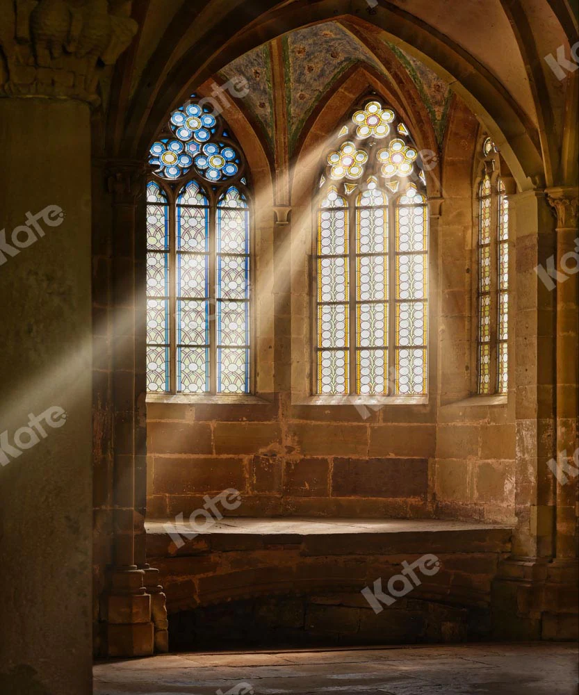 Kate Church Window Sunlight Backdrop Designed by Chain Photography - Image 4