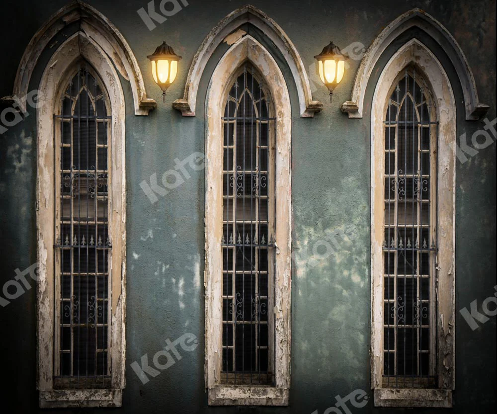 Kate Church Windows Wall Retro Backdrop Designed by Chain Photography - Image 3