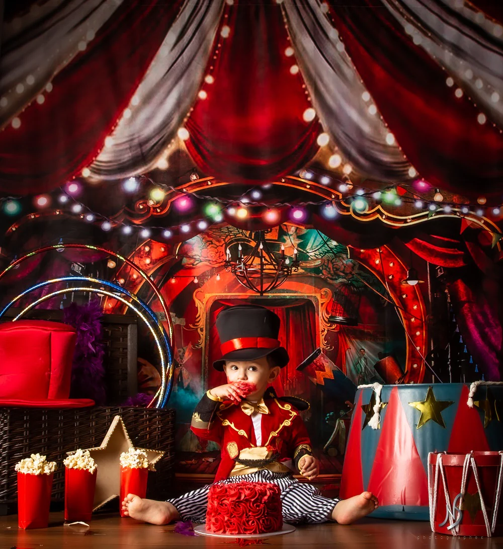 Kate Circus Backdrop Designed by Rosabell Photography - Image 5