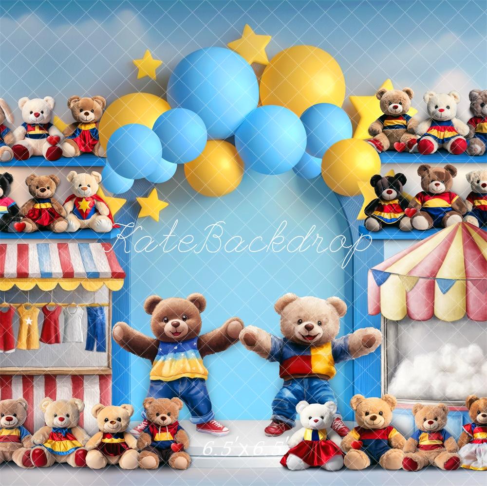 Kate Circus Teddy Bear Carnival Arch Backdrop Designed by Mini MakeBelieve - Image 3
