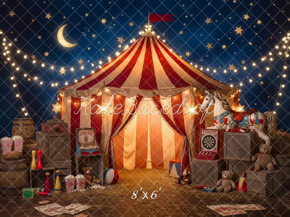 Kate Circus Tent Carnival Toys Night Backdrop Designed by Emetselch - Image 3