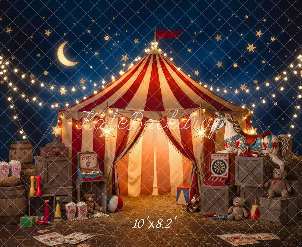 Kate Circus Tent Carnival Toys Night Backdrop Designed by Emetselch - Image 6