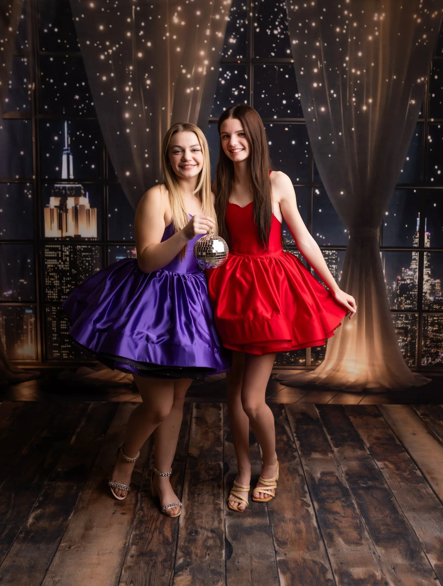 Kate City Night Curtains Fairy Lights Backdrop Designed by Chain Photography - Image 3