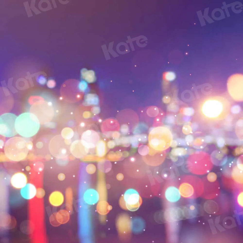 Kate City Night Street Bokeh Backdrop for Photography - Image 2